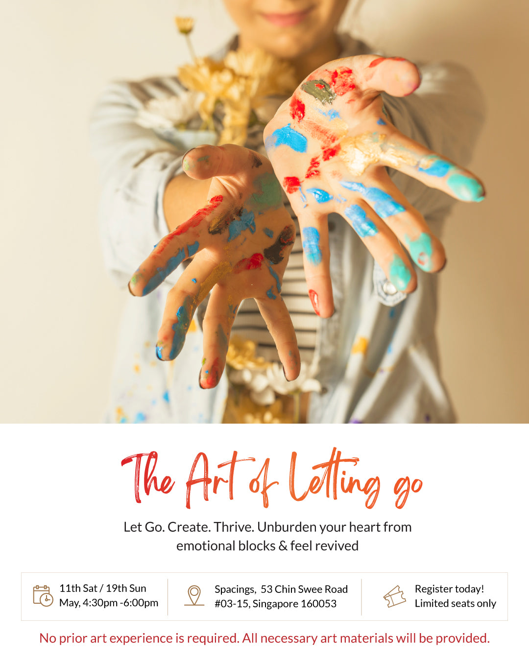 May Workshops - The art of Letting Go